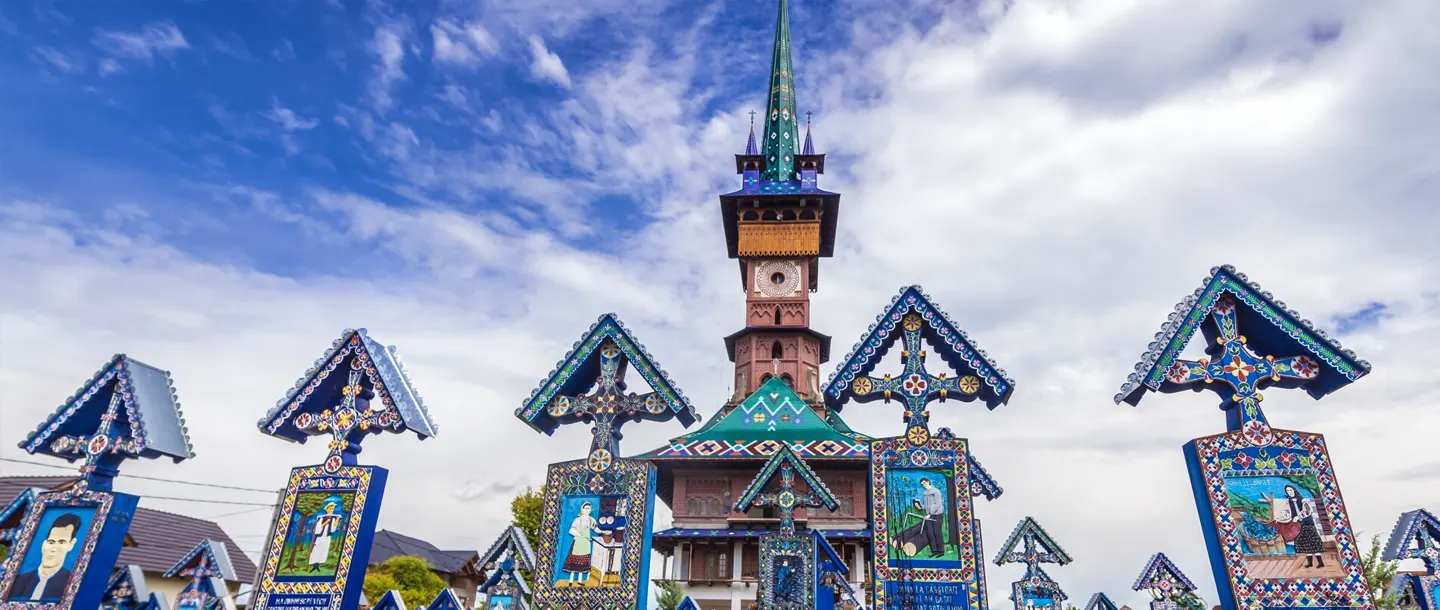Fröhlicher Friedhof Săpânța